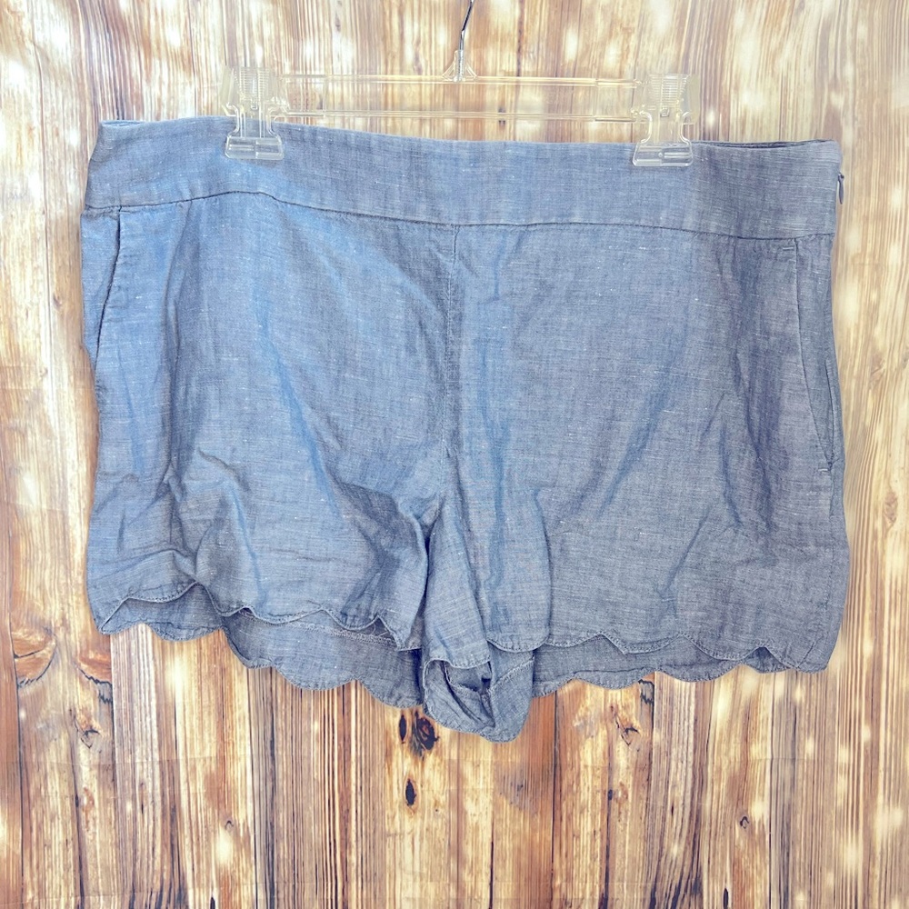 Denim blue shorts
